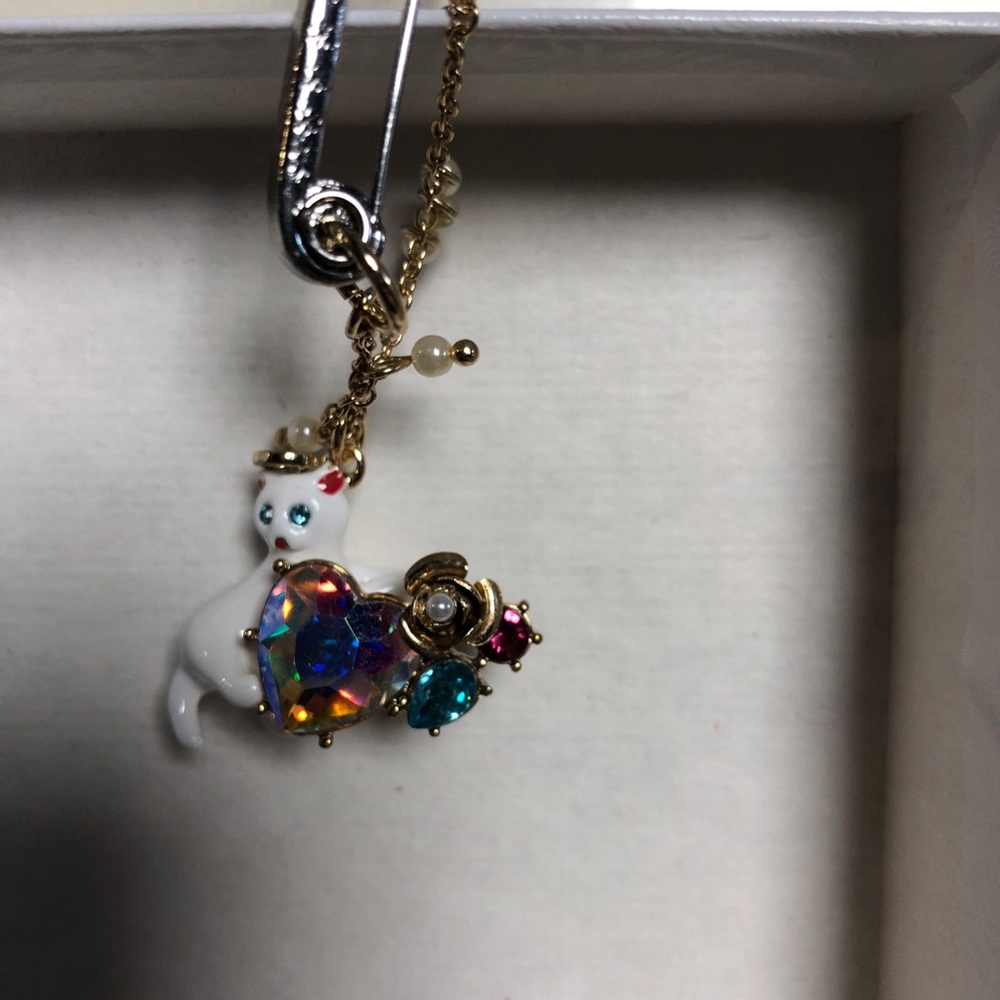 🐱 🐱 Last Call 🐱 🐱 Betsey J Angel Cat Necklace